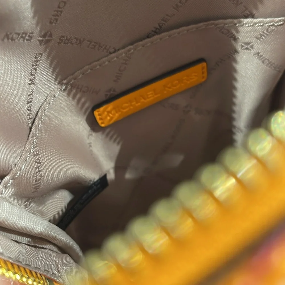 MICHAEL KORS Jet Set Md Printed Signature Logo Crossbody NS CHAIN XBODY Flight - Picture 11 of 16